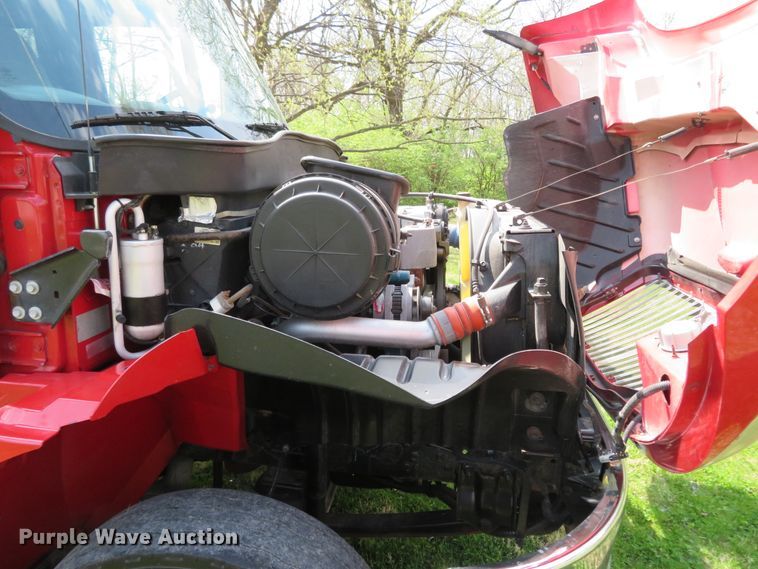 image for item HV9734 2003 International 4300  Crew Cab flatbed truck