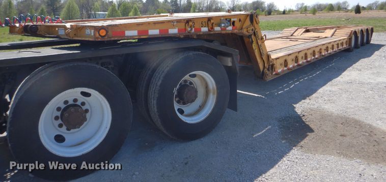 image for item HX9214 2008 Load King 454DFPR lowboy equipment trailer