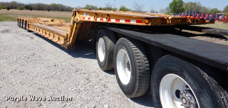 image for item HX9214 2008 Load King 454DFPR lowboy equipment trailer