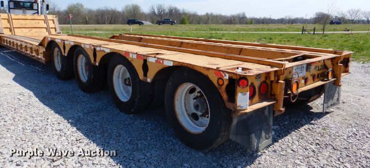 image for item HX9214 2008 Load King 454DFPR lowboy equipment trailer