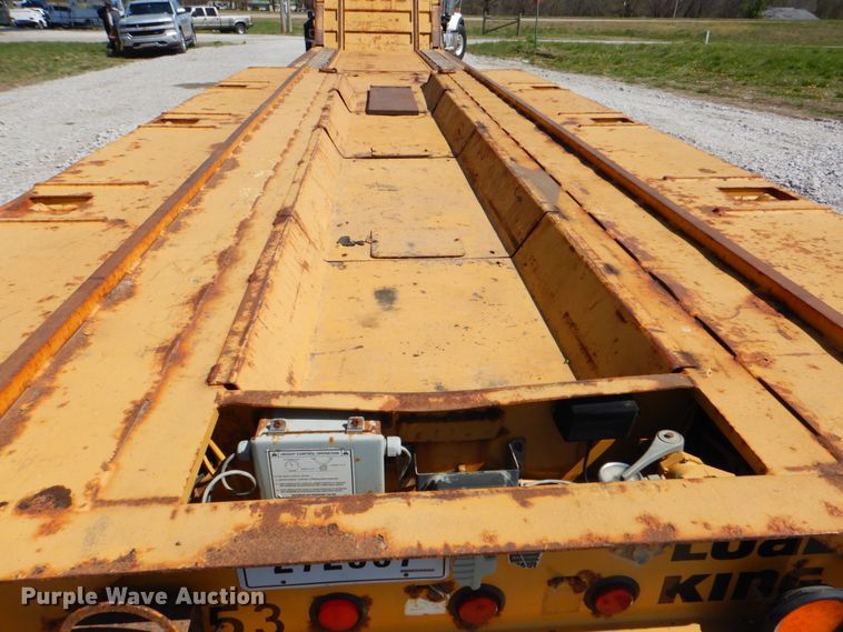 image for item HX9214 2008 Load King 454DFPR lowboy equipment trailer