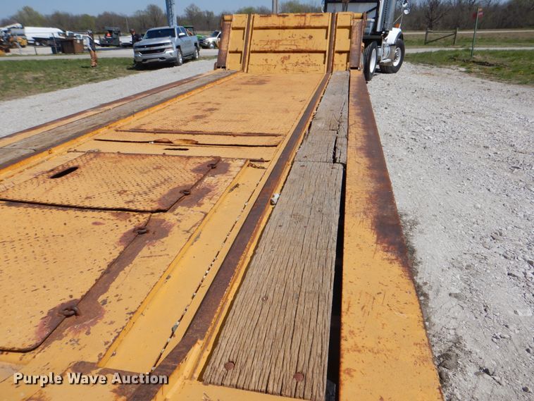 image for item HX9214 2008 Load King 454DFPR lowboy equipment trailer