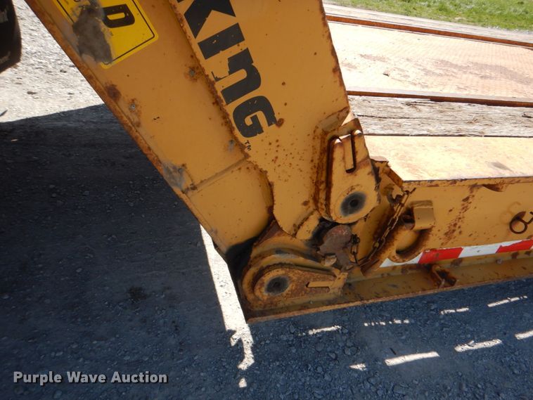 image for item HX9214 2008 Load King 454DFPR lowboy equipment trailer