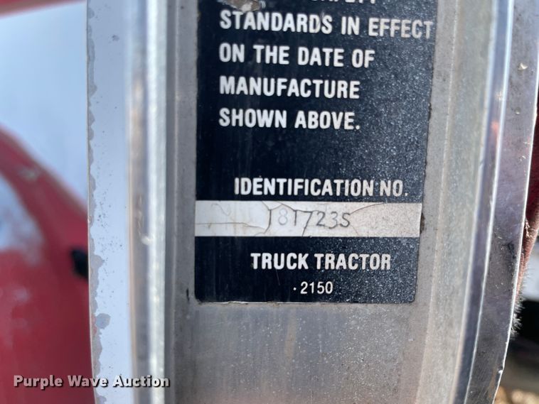 image for item II9403 1980 Kenworth  cab and chassis