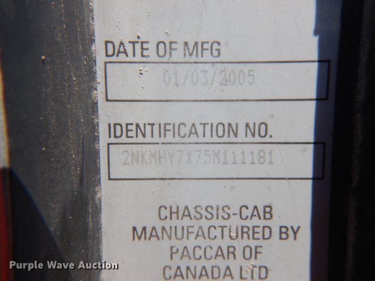 image for item IX9483 2005 Kenworth T300  truck cab and chassis