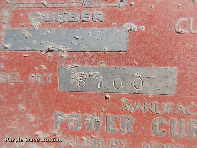 image for item DF6780 Power Curber 5700  curb machine