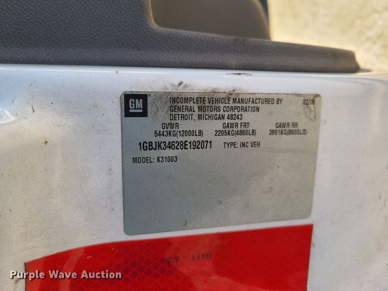 image for item DH5919 2008 Chevrolet Silverado 3500HD  flatbed pickup truck