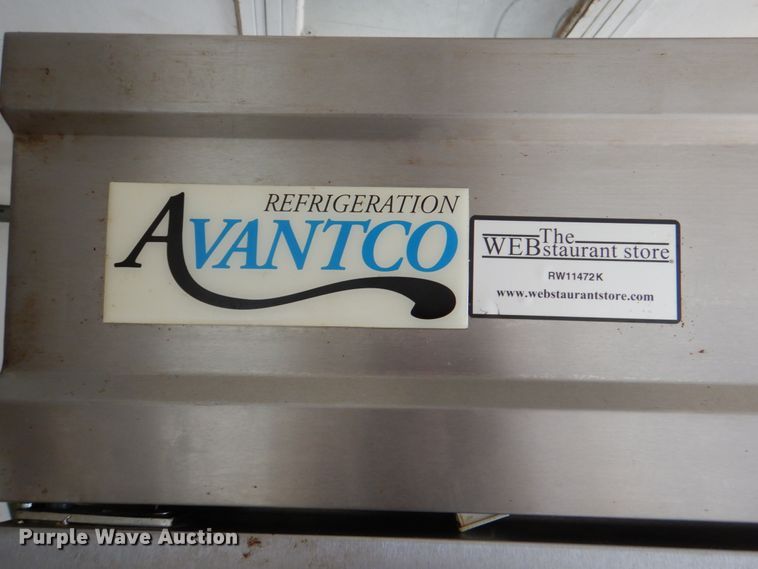 image for item DJ0284 Avantco 178CFD2RR refrigerator