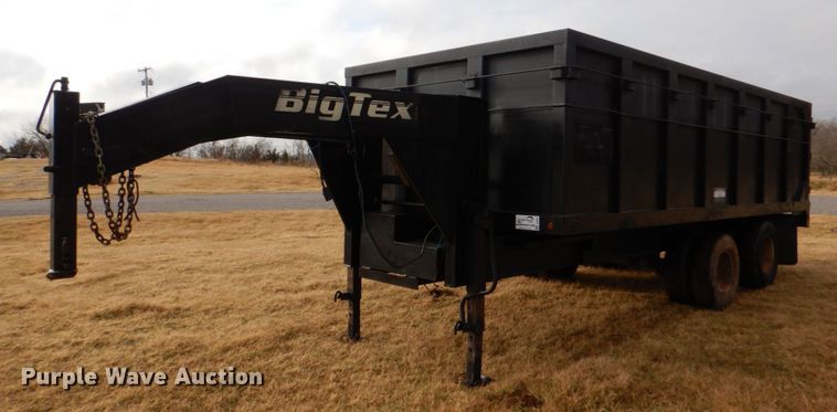 image for item DJ0327 2016 Big Tex 25DU  dump trailer