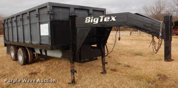 image for item DJ0327 2016 Big Tex 25DU  dump trailer