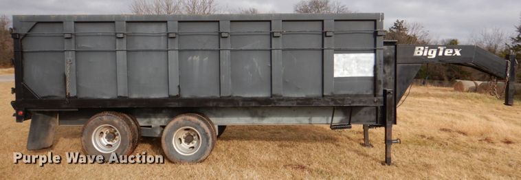 image for item DJ0327 2016 Big Tex 25DU  dump trailer