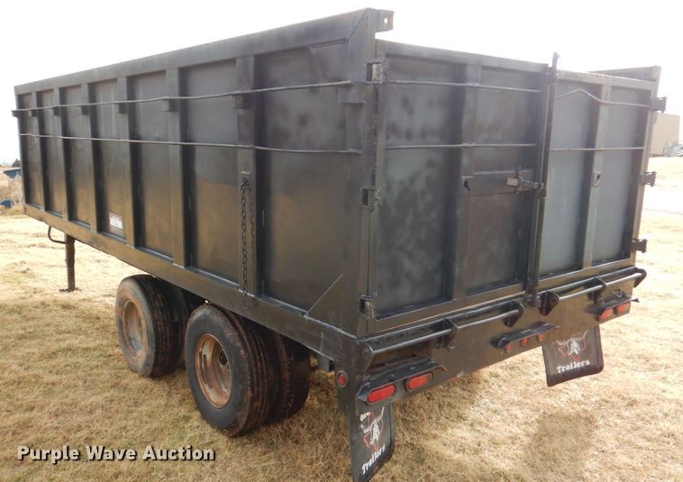 image for item DJ0327 2016 Big Tex 25DU  dump trailer