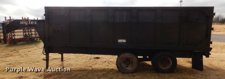 image for item DJ0327 2016 Big Tex 25DU  dump trailer