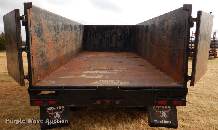 image for item DJ0327 2016 Big Tex 25DU  dump trailer