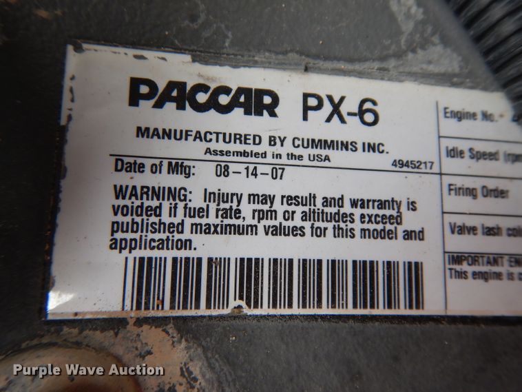 image for item DJ1070 2008 Peterbilt 325  flatbed truck