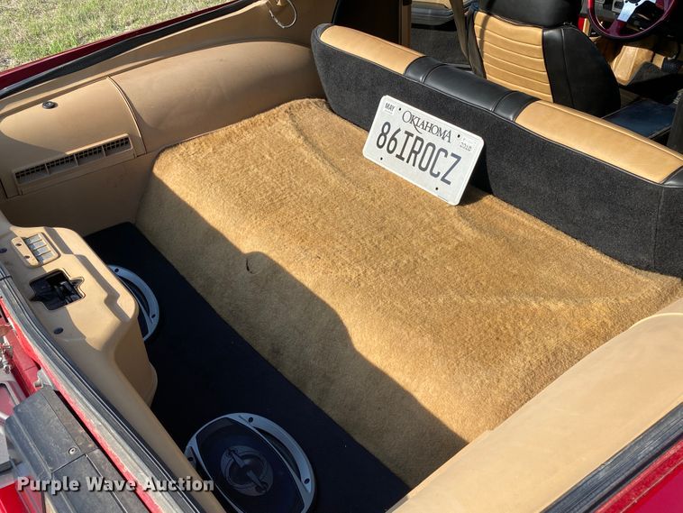 image for item DJ1199 1986 Chevrolet Camaro