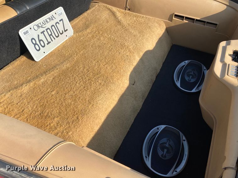 image for item DJ1199 1986 Chevrolet Camaro