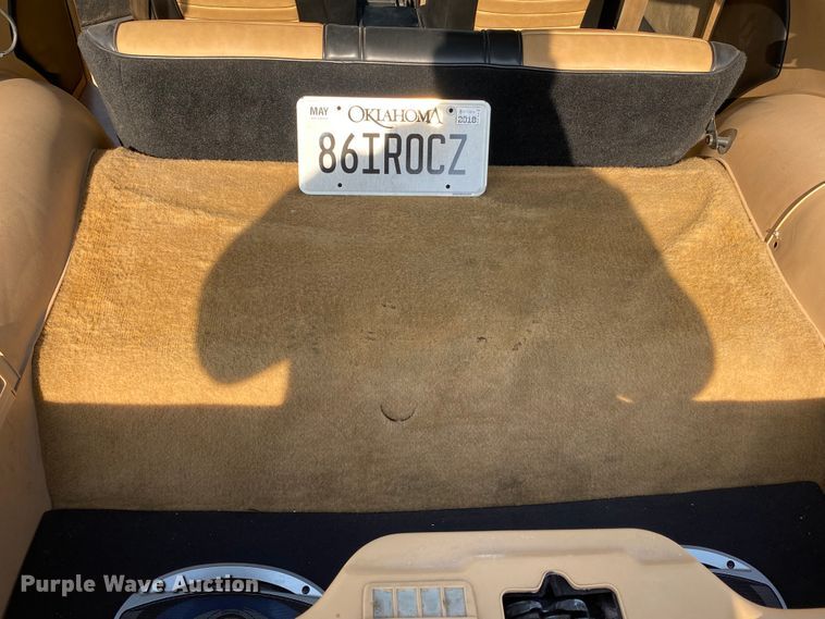 image for item DJ1199 1986 Chevrolet Camaro