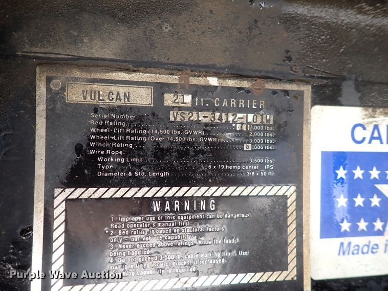 image for item DJ5547 2002 International 4300  rollback truck