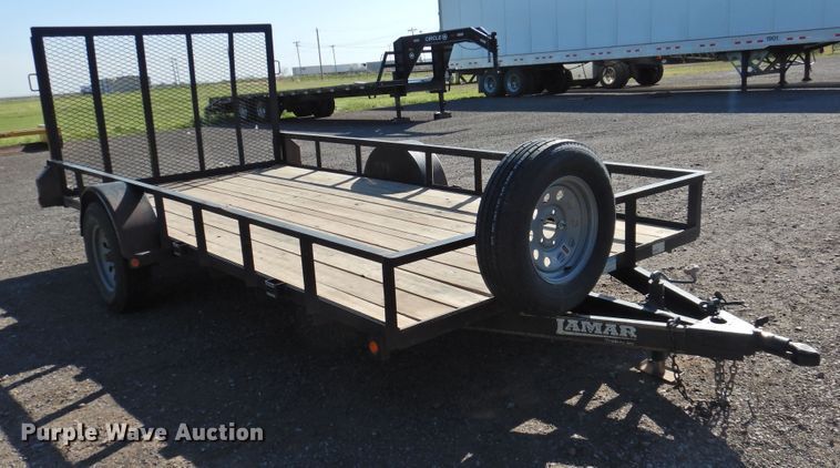 image for item DJ8357 2013 Lamar  utility trailer