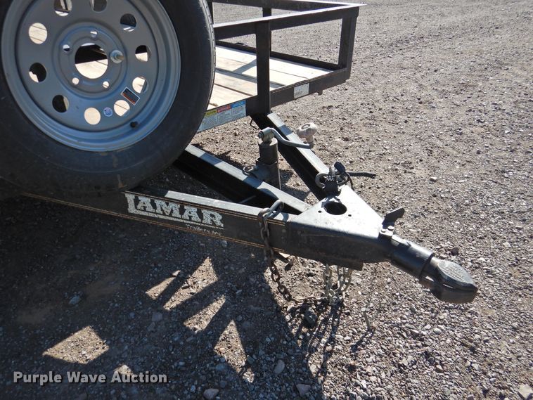 image for item DJ8357 2013 Lamar  utility trailer