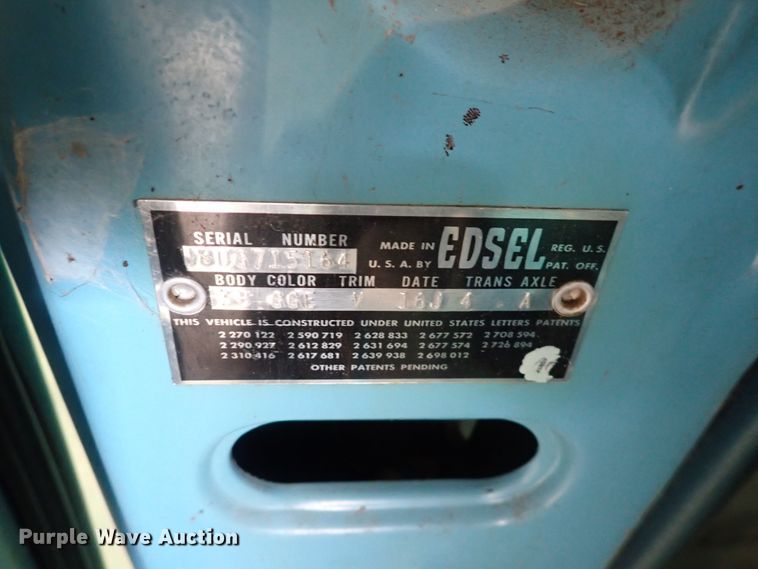 image for item DK4727 1958 Edsel