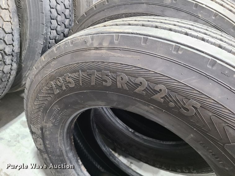 image for item DK4754 (8) 295/75R22.5 tires