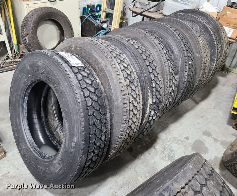 image for item DK4755 (8) 295/75R22.5 tires