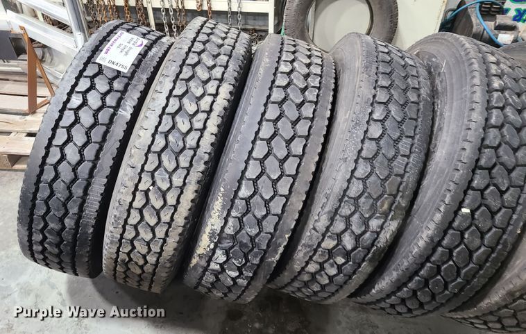 image for item DK4755 (8) 295/75R22.5 tires