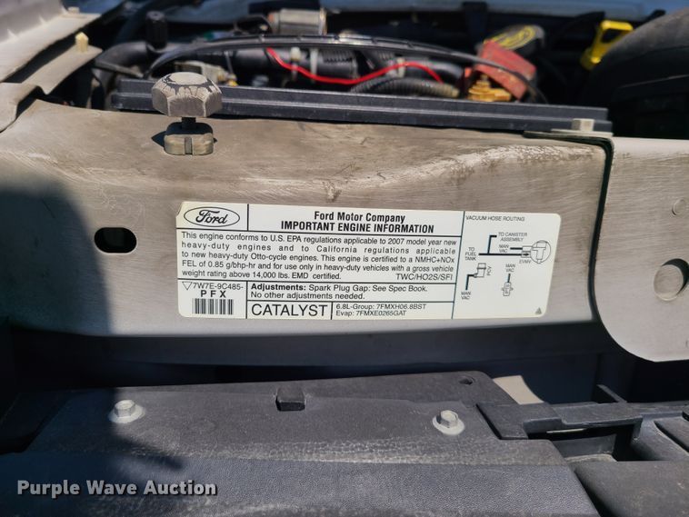 image for item DK4759 2007 Ford E450  box truck