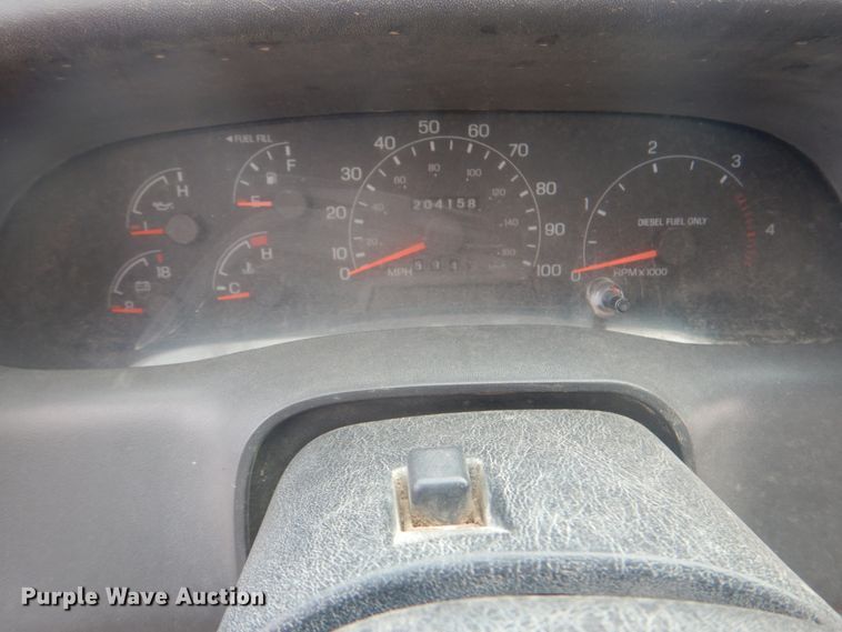 image for item DK5564 2000 Ford F350 Super Duty  flatbed pickup truck