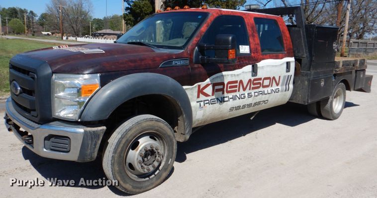 image for item DK5567 2014 Ford F450 Super Duty  flatbed truck