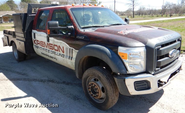 image for item DK5567 2014 Ford F450 Super Duty  flatbed truck