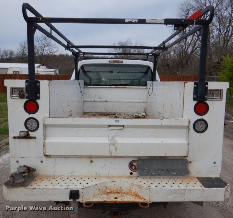 image for item DK5568 2011 Ford F350 Super Duty XL  Crew Cab utility bed pickup truck