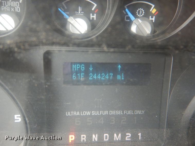 image for item DK5568 2011 Ford F350 Super Duty XL  Crew Cab utility bed pickup truck