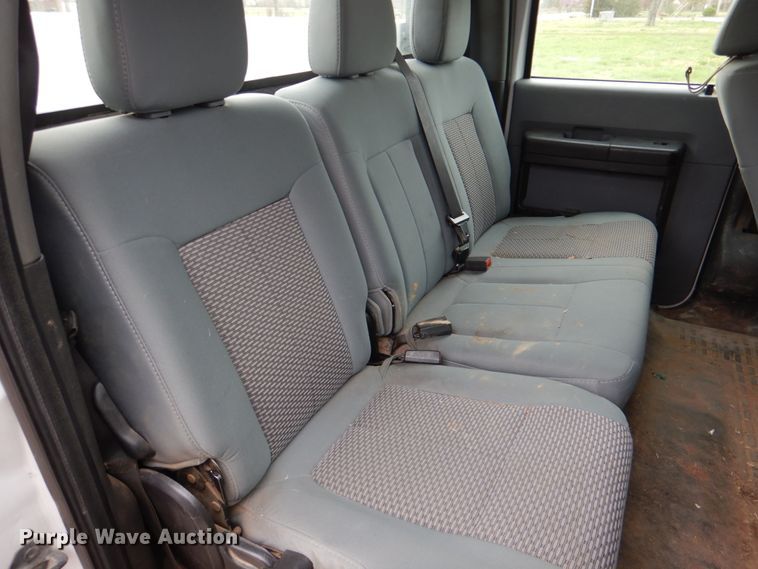 image for item DK5568 2011 Ford F350 Super Duty XL  Crew Cab utility bed pickup truck