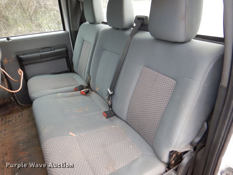 image for item DK5568 2011 Ford F350 Super Duty XL  Crew Cab utility bed pickup truck