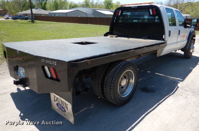 image for item DK5572 2016 Ford F550 Super Duty  Crew Cab flatbed truck