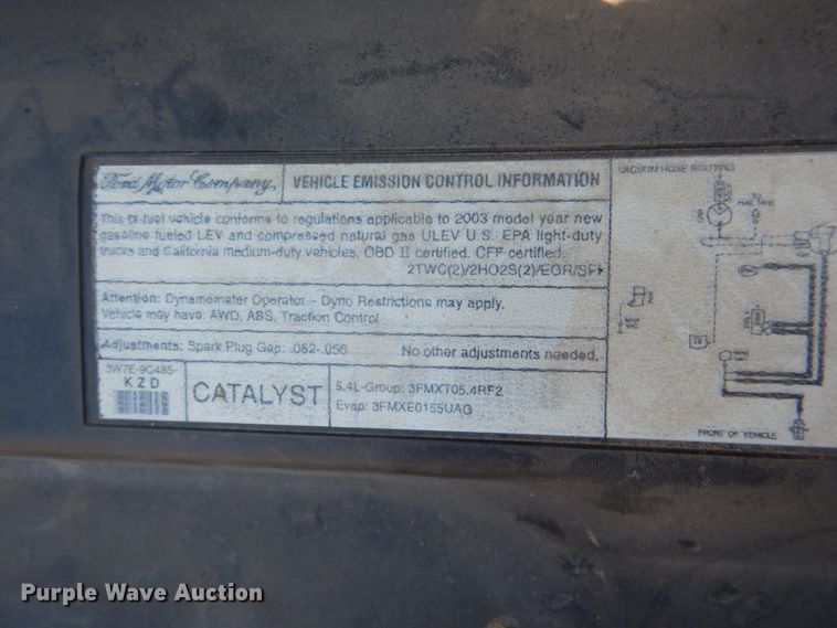 image for item DK5574 2003 Ford F150 XL  pickup truck