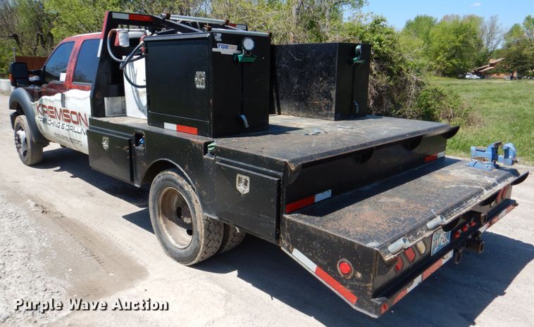 image for item DK5584 2014 Ford F450 Super Duty XL  Crew Cab flatbed truck