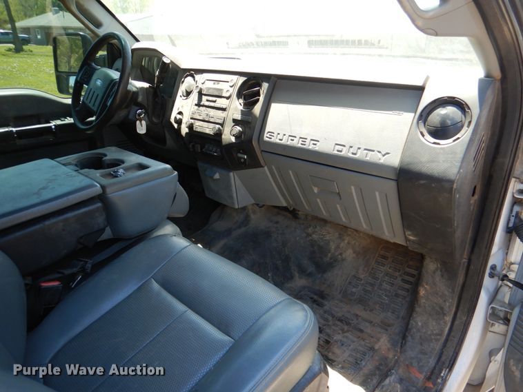 image for item DK5584 2014 Ford F450 Super Duty XL  Crew Cab flatbed truck