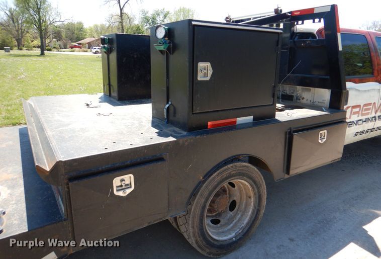 image for item DK5584 2014 Ford F450 Super Duty XL  Crew Cab flatbed truck