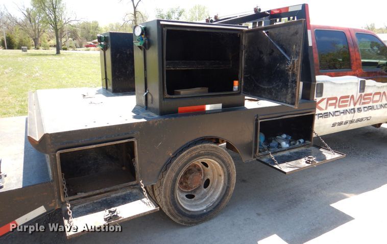 image for item DK5584 2014 Ford F450 Super Duty XL  Crew Cab flatbed truck