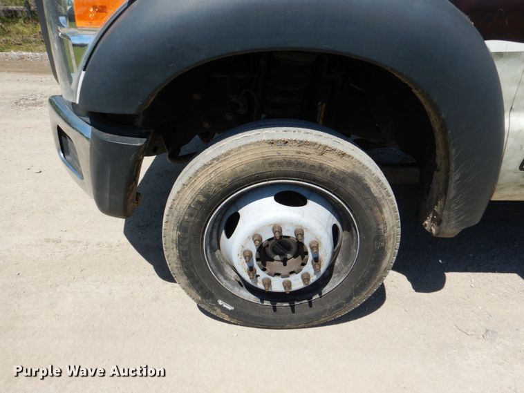 image for item DK5584 2014 Ford F450 Super Duty XL  Crew Cab flatbed truck