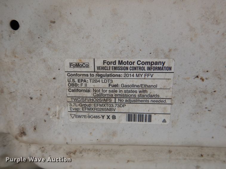 image for item DK5606 2014 Ford F150 XL  SuperCab pickup truck