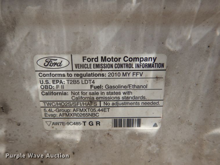 image for item DK5607 2010 Ford F150 Lariat  SuperCrew pickup truck