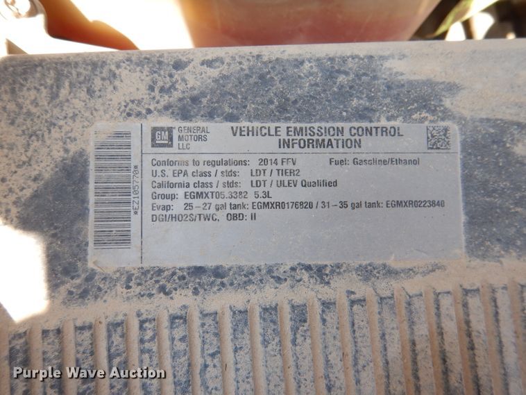 image for item DL2920 2014 Chevrolet Silverado 1500  Double Cab pickup truck