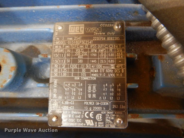 image for item DL2935 Eaton  air compressor