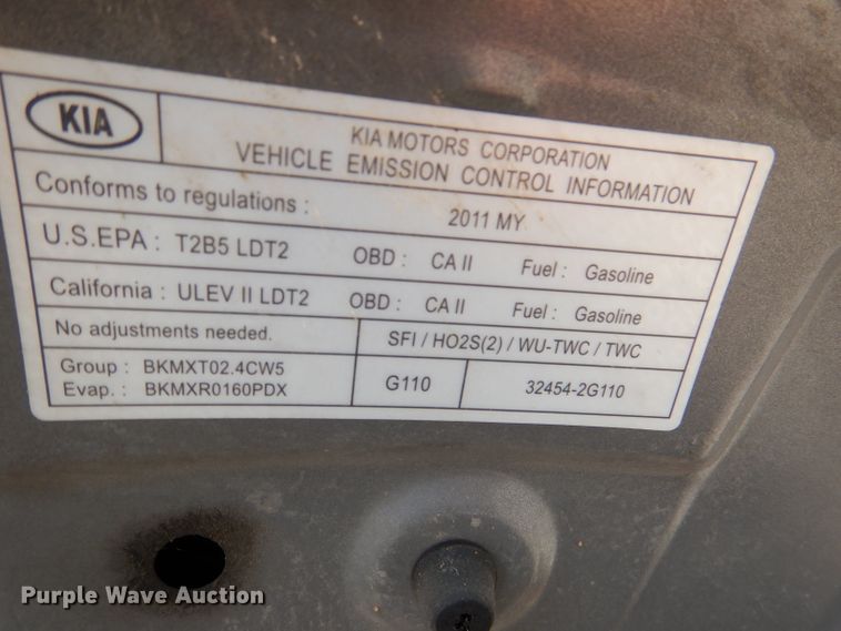 image for item DL2987 2011 Kia Sorento  SUV