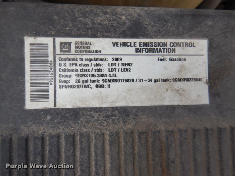 image for item DL2988 2009 GMC 1500  Crew Cab pickup truck